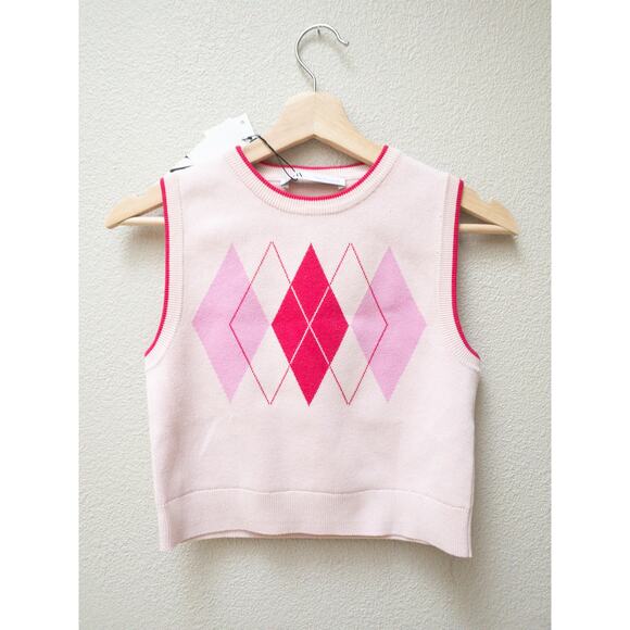 Zara Knit Cropped Vest - Picture 2 of 5